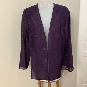 Purple  Beautiful shimmery topper L 38-39:bust